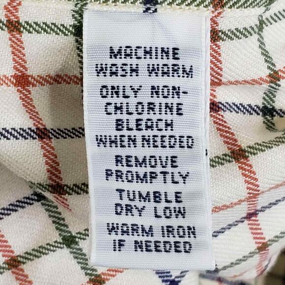 Polo Ralph Lauren Shirt Oxford Men's XL White Multicolor Plaid LS Button Down - Picture 8 of 9